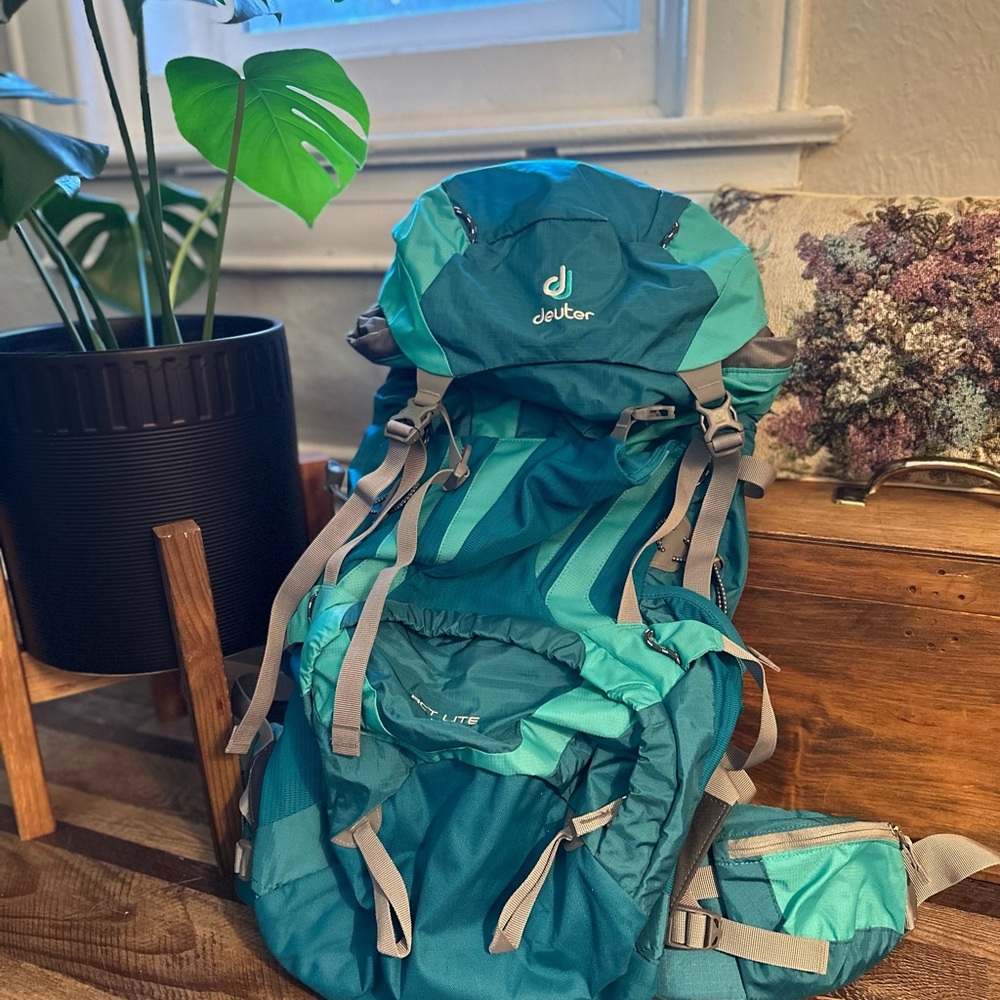 Backpacking bag.